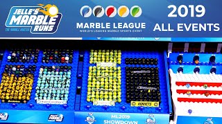 Marble League Showdown - ALL EVENTS - Jelle's Marble Runs