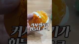 통귤 탕후루가 들어가는 마카롱,, 🍊