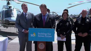 Mayor Faulconer, Chief Zimmerman Announce New Police Helicopter Technology