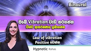 ධනාත්මක කම්පන ශක්තිය Vibration වැඩිකරගෙන යටිහිත අවධි කරගන්න ආත්ම ශක්තිය වැඩිකර විශ්ව ආකර්ශණය ලබාගන්න