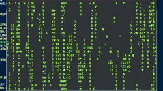 Matrix animation on Python