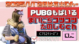 毎日コツコツPUBGモバイル。2025年1月1日から2日までの限定イベント【花火ランチャー】！！検証しました☆