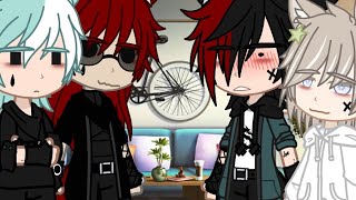 louis is red😂[louis+yushi]{omegaverse}#gachabl