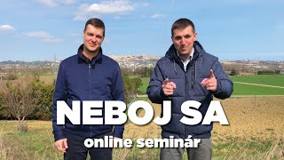 NEBOJ SA - Online seminár - Pozvánka