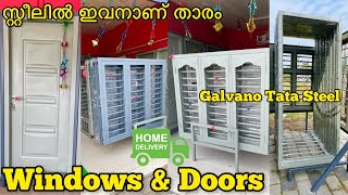 Kitchen Windows|Room Windows|Galvano TataSteel|Window Frames|Door Frames|door|window|Kerala Interior