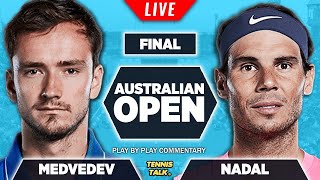 MEDVEDEV vs NADAL | Australian Open 2022 Final | LIVE Tennis Play-by-Play