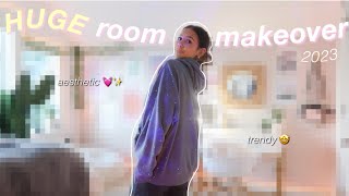 the ULTIMATE room makeover/transformation 2023 *tiktok & pinterest inspired*