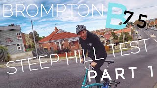 CAN A BROMPTON B75 CLIMB STEEP HILLS ?