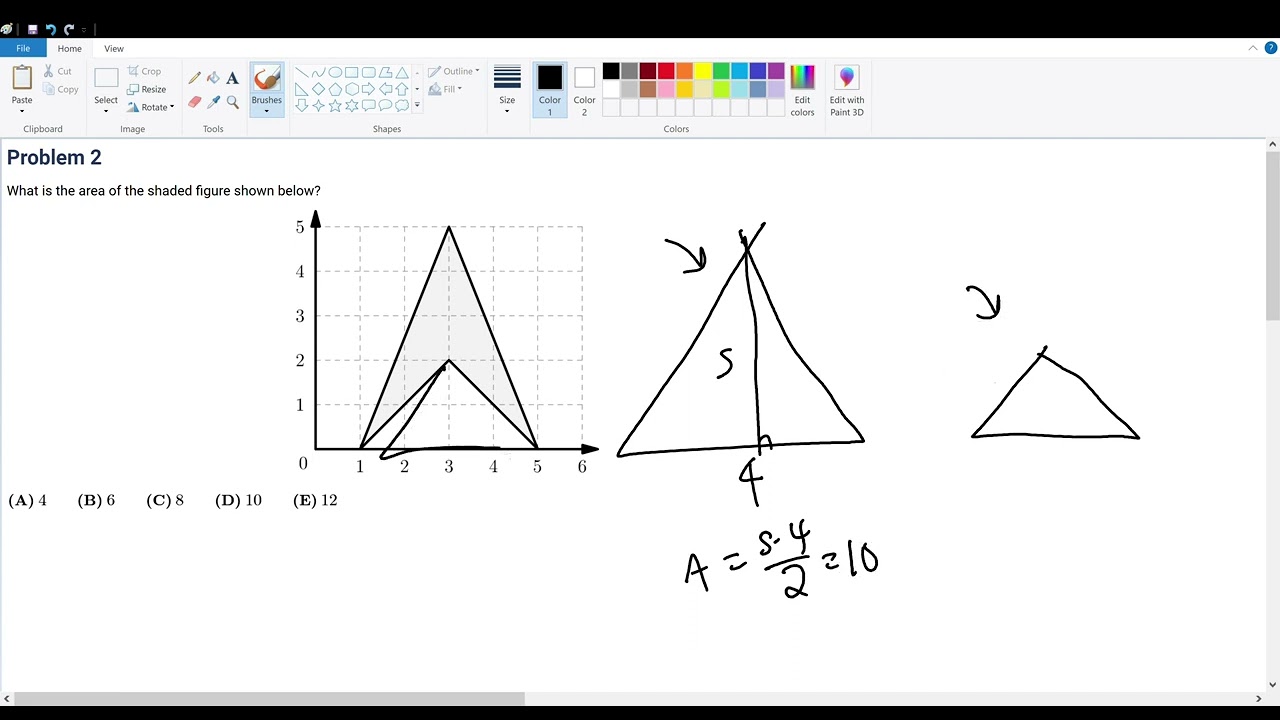 2021 AMC 10B Problem 2 Fall - YouTube