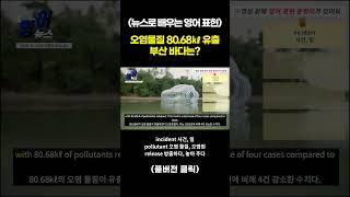 (영한스크립트제공) 오염물질 80.68㎘ 유출 부산 바다는?