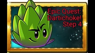 Plants vs Zombies 2 l Epic Quest: Premium Seeds - Dartichoke! Premium Plant Quest l Step 4/Day 4