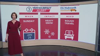Weather Impact Alert: Winter storm warning in effect for all of Northeast Ohio this weekend