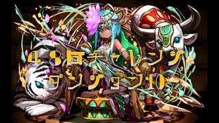 【パズドラ】第48回チャレンジダンジョンLV.10　転生パールPT