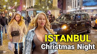 🎄 Istanbul Best Christmas Lights | Luxury Neighborhood 🇹🇷 Turkey