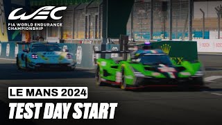 Pit Exit Is Green For Test Day 🤩 I 2024 24 Hours of Le Mans I FIA WEC