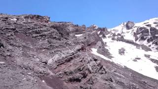 2016.4/23富士山 剣ヶ峰大沢(標高3060m)