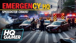 🚨🔥 Emergency HQ: Speedster Chaos – Multi-Car Crash Rescue Mission! 🚗🚒