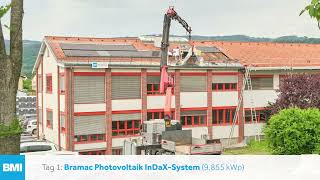 BMI Bramac Photovoltaik: Montage Bürogebäude 2022