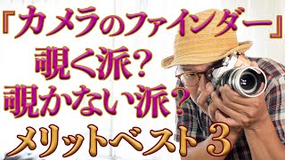 【カメラファインダー覗く派？覗かない派？】ファインダーを覗いて撮るメリット＆デミリット_ベスト3_viva-photo♪_【写真家】橘田龍馬