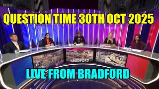Question Time Live From Bradford 30th Oct 2025