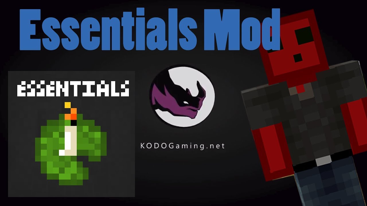 Essentials Mod - Minecraft Mod Spotlight - YouTube