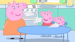 Peppa Pig Nederlands | Papieren vliegtuigen | Tekenfilms voor kinderen