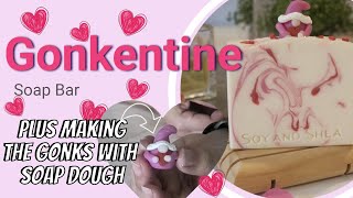 Gonkentine Soap Bar PLUS making the soap dough Gonks/gnomes