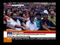 actress abduction protest at trivandrum manorama news