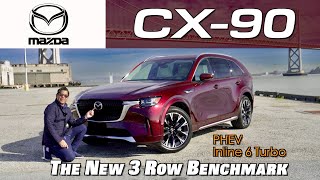 2024 Mazda CX-90 Turbo/PHEV Review - The New 3 Row SUV Benchmark?