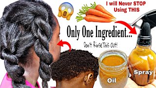 Spray this and your hair will never  stop growing|how to use carrot spray for massively hair growth