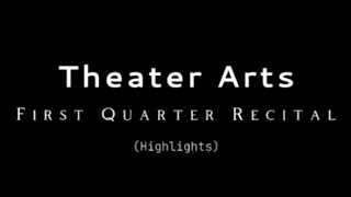 SPA THEATER ARTS -1ST QUARTER RECITAL 2022 | TMCNHS SPA