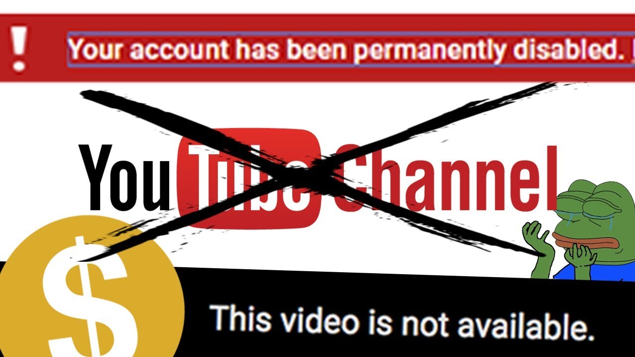 MY CHANNEL GOT PERMANENTLY DELETED - YouTube