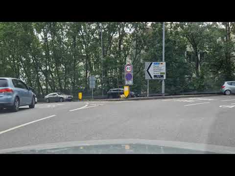 Manchester Road, Following Town Centre Sign Onto Lancashire Hill ...