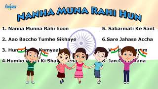 Top 8 Desh Bhakti Songs for Kids | Aao Baccho Tumhe Sikhaye, Hindi Balgeet | Hindi Rhymes