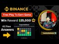 Binance Wodl Answer Today | Binance Wodl Game Earning Trick | Play To Earn Money Online free