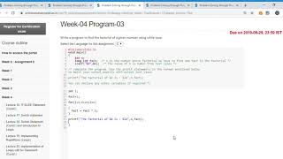 Problem Solving through Programming in C WEEK 4 Programming Assignment 03