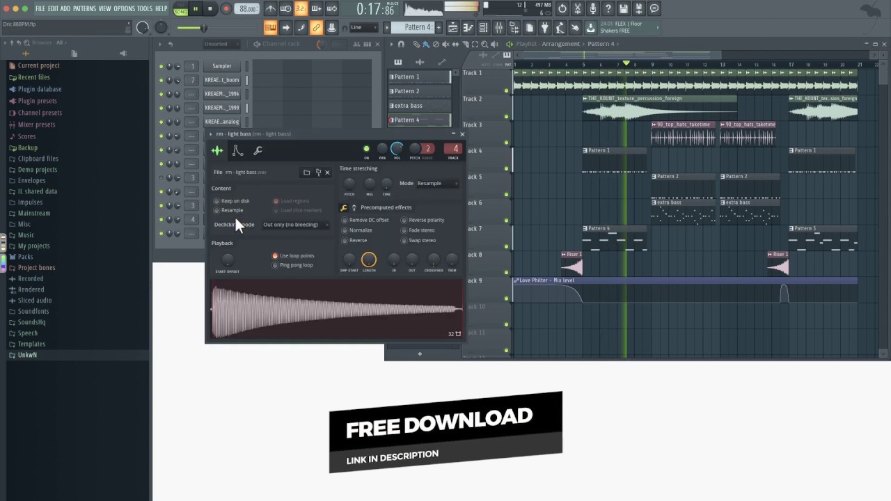 Free Flp Fl Studio 20 Project Hip Hop Template Youtube
