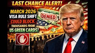 ACT NOW ⏳ 2026 Visa Rule Changes Explained Who Could Be Denied Green Cards ,