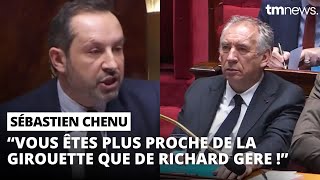 Sébastien Chenu tacle F. Bayrou après les propos de F. Rebsamen sur le RN (...)