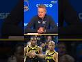 Steve Kerr expects Chris Paul’s absence to be a big blow for the Warriors 😒 | NBC Sports Bay Area