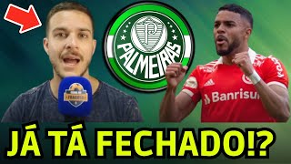 URGENTE! RODRIGO FRAGOSO TRAZ A NOTÍCIA DO NOVO REFORÇO DO PALMEIRAS!