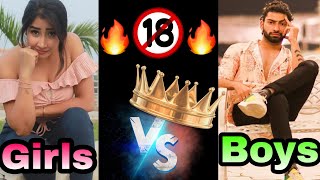 Girls vs boys 🔥| Boys vs girls 💪 | Attitude 🔥 | Boyattitude 🔥 | Gouravch2 vs Sofia9 Akashchowdhary