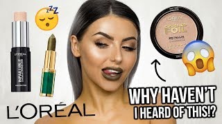 TESTING L'OREAL MAKEUP! IS IT WORTH THE HYPE? FULL FACE OF FIRST IMPRESSIONS + REVIEW