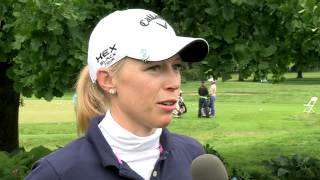 Morgan Pressel's First Round Interview at the 2013 Wegmans LPGA Championship