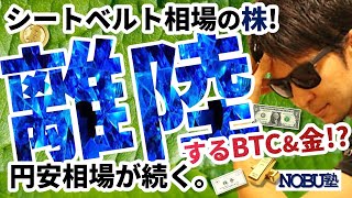 《１２分動画》離陸するビットコイン＆金！円安株高相場が加速する！？７月中旬に向けての米国株・日本株・ドル円・ポンド円の動きを徹底検証！！