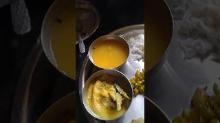 bhal pura,patol fry, fish sahtoni,dail with rice simple and imaging dishes