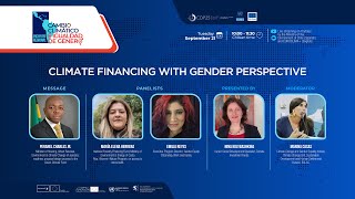 Climate financing with gender perspective. session 4