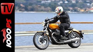 Moto Guzzi V9 Test 2016 | Roamer vs. Bobber |  Onboard