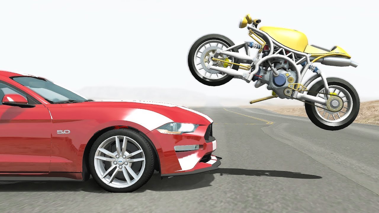 Realistic High Speed Crashes #1 - BeamNG Drive - YouTube