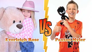 Paxton Myler (Ninja Kidz Tv) VS Everleigh Rose Transformation 👑 New Stars From Baby To 2023